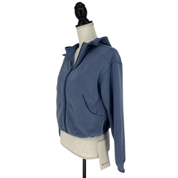 Lululemon Softstreme Full Zip Hoodie in Blue - Picture 5 of 10